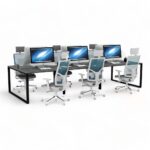 میز کارگروهی شش نفره مکعب مدل استارت آپ WS6B - Image 4