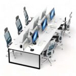 میز کارگروهی شش نفره مکعب مدل استارت آپ WS6B - Image 21