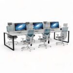 میز کارگروهی شش نفره مکعب مدل استارت آپ WS6B - Image 20