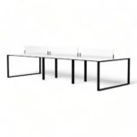میز کارگروهی شش نفره مکعب مدل استارت آپ WS6B - Image 18