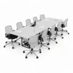 میز کنفرانس ده نفره مکعب مدل اسلیم CSL10A - Image 6
