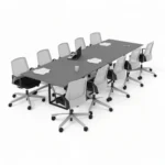 میز کنفرانس ده نفره مکعب مدل اسلیم CSL10A - Image 8