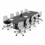 میز کنفرانس مکعب ده نفره اسلیم CSL10B - Image 14