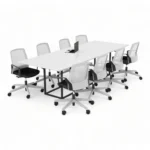 میز کنفرانس هشت نفره مکعب مدل اسلیم CSL8B - Image 12
