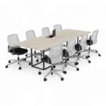 میز کنفرانس هشت نفره مکعب مدل اسلیم CSL8B - Image 16