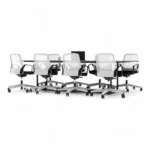 میز کنفرانس هشت نفره مکعب مدل اسلیم CSL8B - Image 3