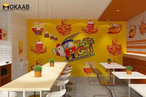 دکوراسیون فست فود