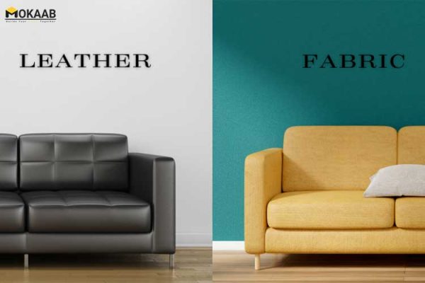 مقایسه مبل پارچه‌ای و چرمی