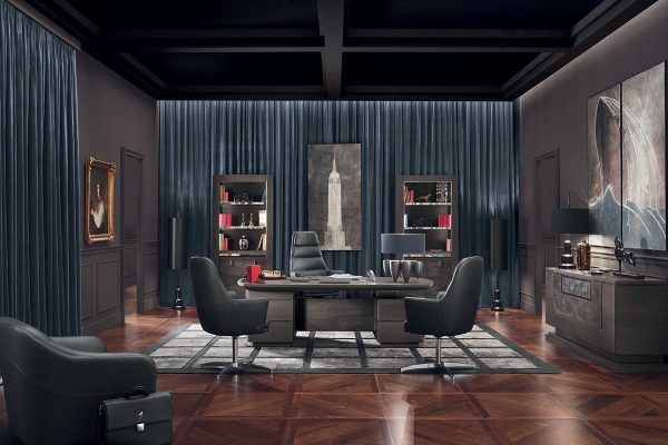 مبلمان اداری لاکچری در طراحی دفتر مدیریت