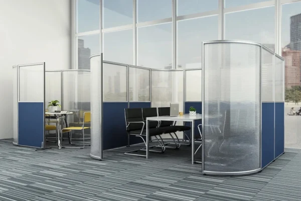 پارتیشن‌ اداری مدرن در طراحی فضای کار اشتراکی 2026