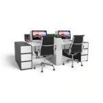 میز کارگروهی چهار نفره مکعب مدل نوستالژی WN4B - Image 6