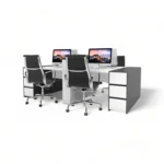 میز کارگروهی چهار نفره مکعب مدل نوستالژی WN4B - Image 7
