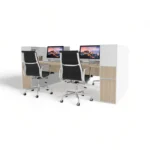میز کارگروهی چهار نفره مکعب مدل نوستالژی WN4C - Image 2