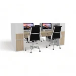 میز کارگروهی چهار نفره مکعب مدل نوستالژی WN4C - Image 30