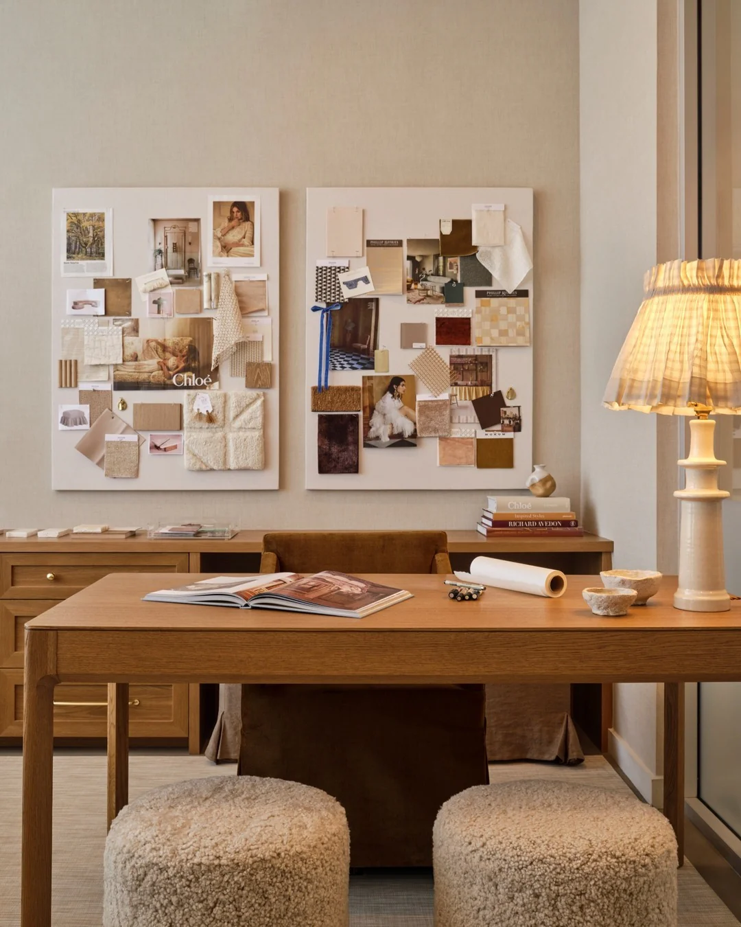 ایده دفتر کار مدرن- دفتر خلاقانه با تخته های دیواری