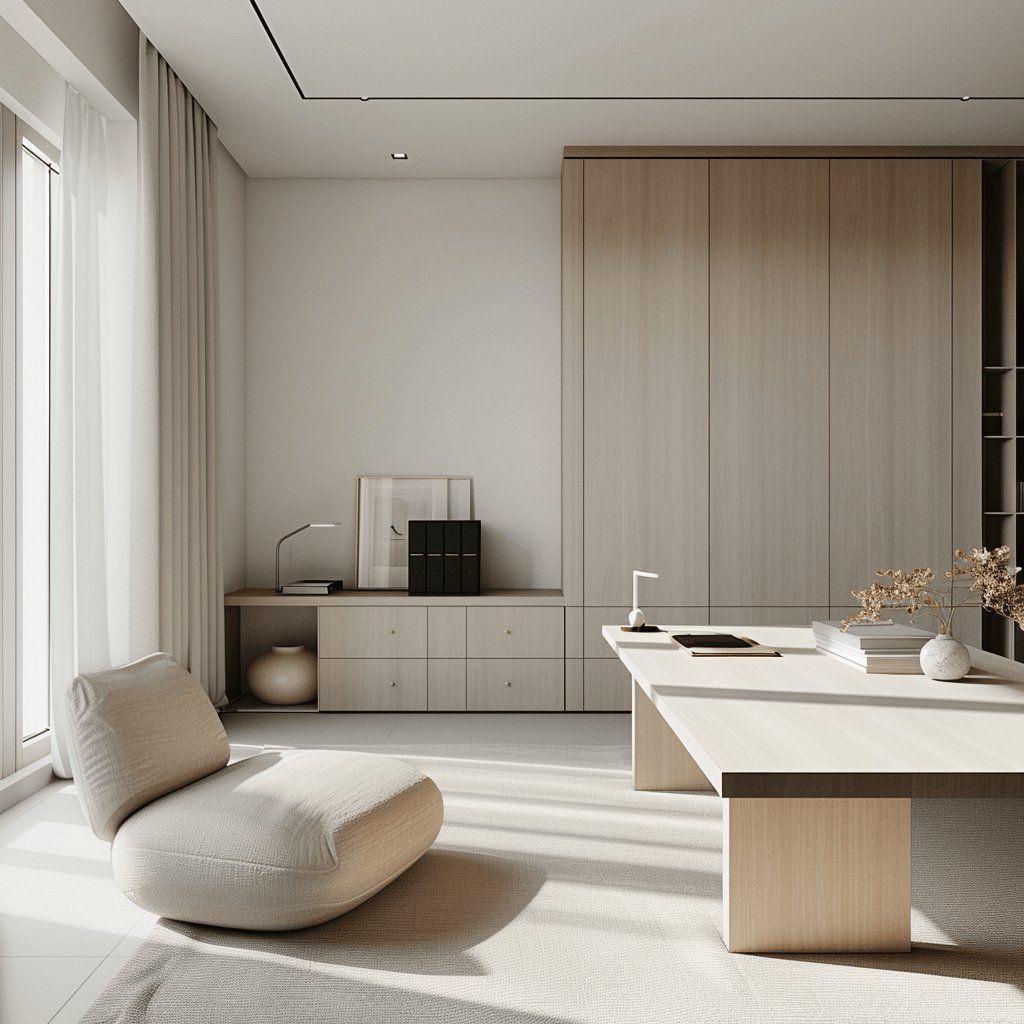 رنگ های خنثی و ملایم در سبک دکوراسیون مینیمال