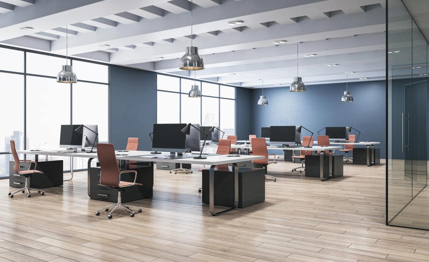 رنگ‌ های سرد در محیط اداری