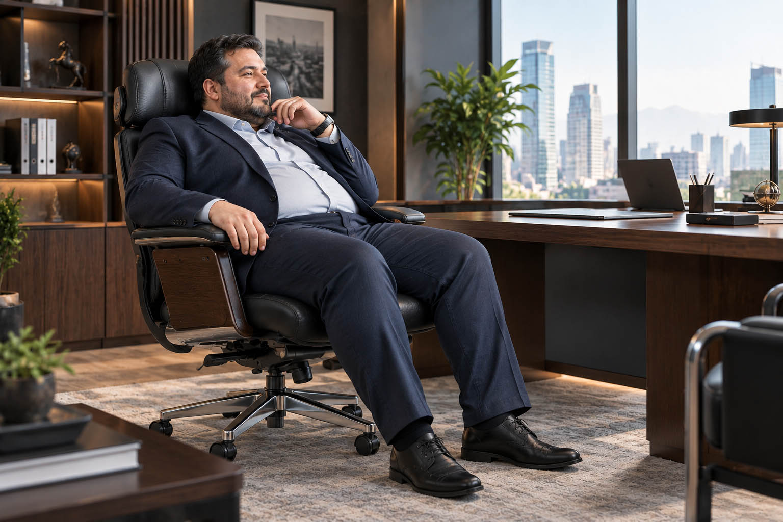 صندلی مدیریتی برای افراد سنگین وزن