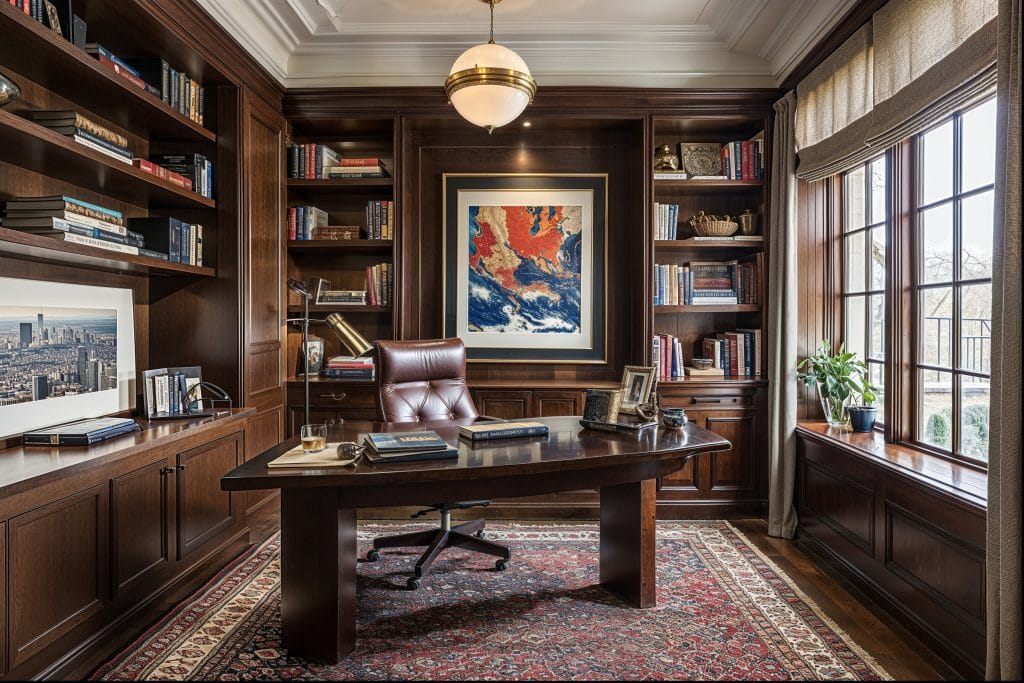 طراحی دکوراسیون اداری کلاسیک