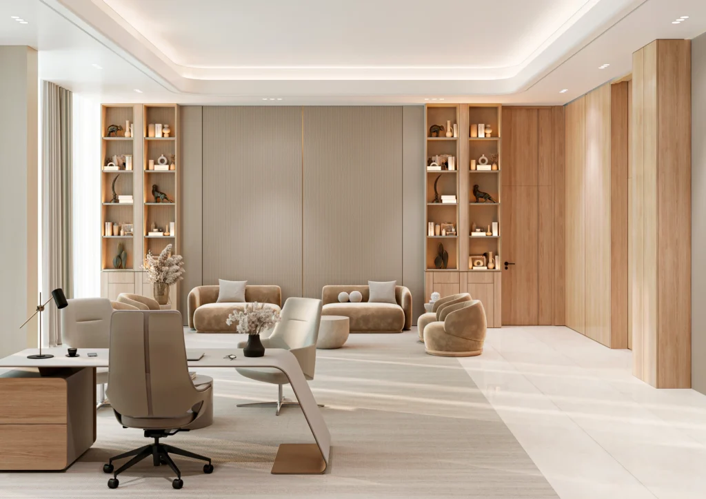نورپردازی در دکوراسیون اتاق مدیریت