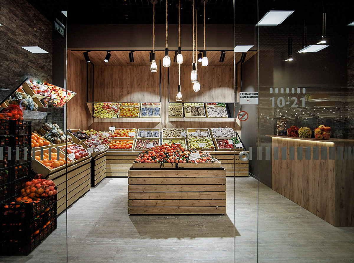 نورپردازی مناسب برای افزایش جذابیت محصولات میوه فروشی