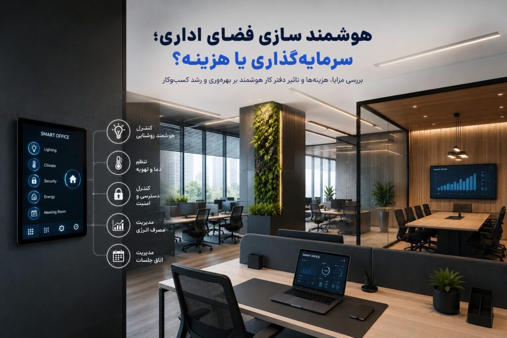 هوشمند سازی فضای اداری؛ سرمایه‌گذاری یا هزینه؟